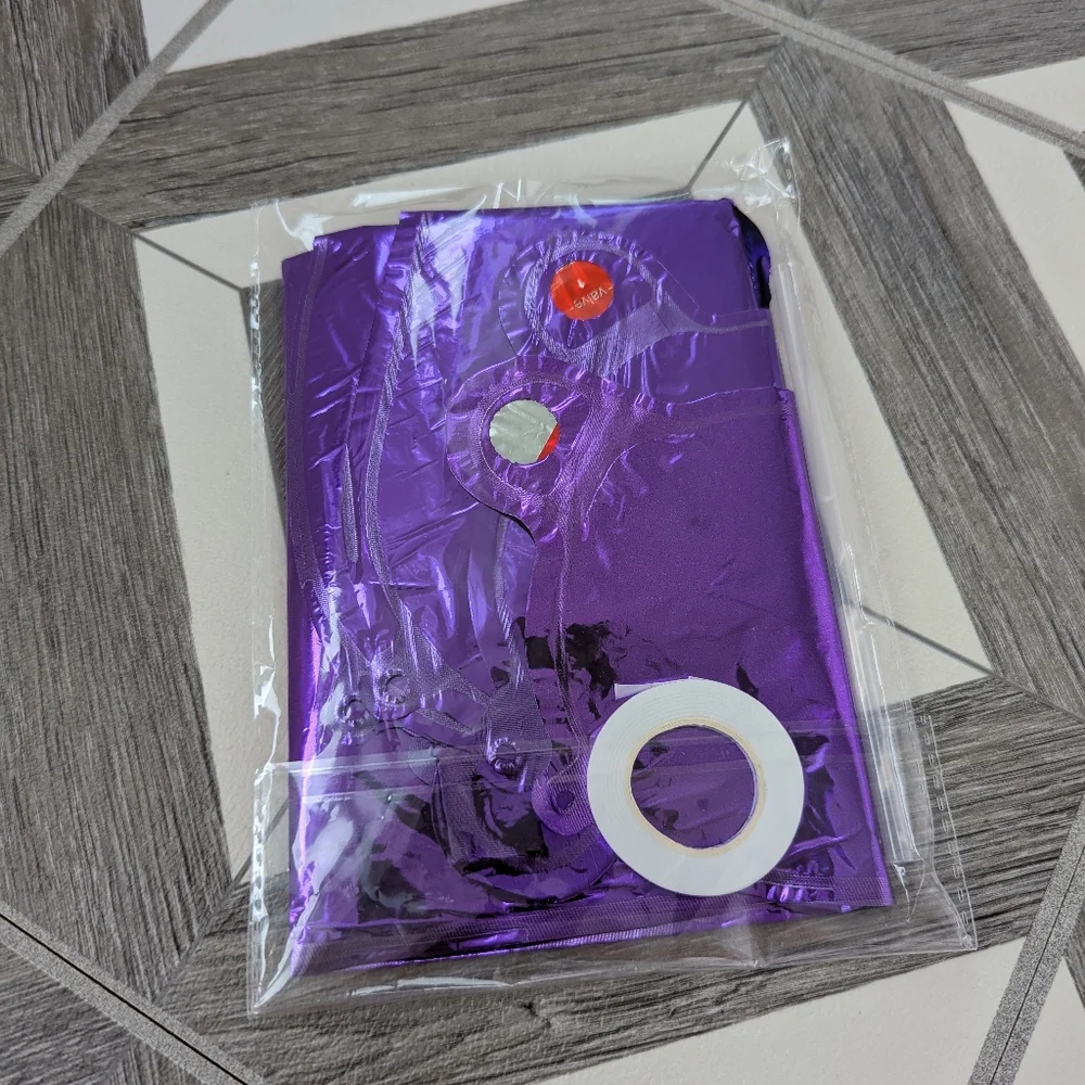 New! 30th Birthday Purple Metallic Foil Balloons